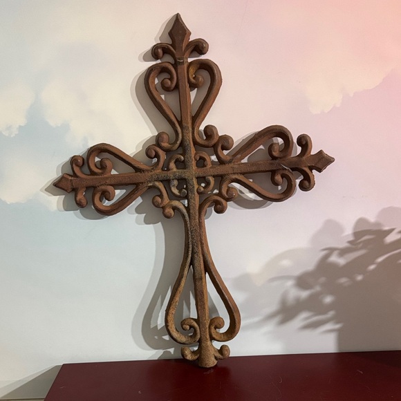 Other - Vintage Decorative iron Wall Cross